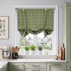 Grid Pattern | Olive Green & White