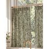 image:imageNICETOWN Vintage Floral Curtain amp Drapes 84 Inches Long W52 x L84 Khaki  Light Filtering Brown Linen Curtains Rod Pocket Back Tab For Living Room Butterflies Pattern Privacy ProtectionSage Green