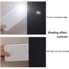 image:imageNICETOWN Black 100 Blackout Curtains 45 inches Length 2 Thick Layers Completely Blackout Window Treatment Thermal Insulated Lined Drapes for Basement Window 1 Pair 42 inches Width Each Panel