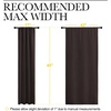 image:imageNICETOWN Blackout Curtain Panels 45 inches Long  Noise Reducing Thermal Insulated Solid Rod Pocket Window DrapesDraperies for Kids Room Toffee Brown 1 Pair 42 inches by 45 Inch