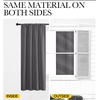 image:imageNICETOWN Blackout Curtain Panels for Window  Energy Efficient amp Noise Reducing Thermal Insulated Rod Pocket Blackout DrapesDraperies for Living Room Grey 2 Panels W52 inches x L84 inches