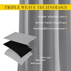 image:imageNICETOWN Blackout Curtain for Sliding Glass Door  Patio Door Curtains Thermal Insulated Wide DrapesDraperies for BedroomLiving Room Silver Grey 1 Panel 100 by 84Inch