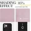 image:imageNICETOWN Blackout Curtains for Living Curtains Baby Pink 2 Panels 42 by 72 Room Darkening Window Curtain Panels EasyCare Solid Thermal Insulated DraperiesDrapes for Daughter Room