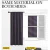 image:imageNICETOWN Blackout Curtains for RV Windows Greyish Purple 29 by 20 2 Panels Room Darkening Window Curtain Panels EasyCare Solid Thermal Insulated DraperiesDrapes for Daughter Room