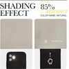 image:imageNICETOWN Blackout Natural Curtain for Living Room  Grommet Thermal Insulated Solid Room Darkening Thermal Curtain Drape Sound Reducing for BedroomLiving Room 1 Panel W66 x L84