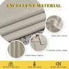 image:imageNICETOWN Blackout Natural Curtain for Living Room  Grommet Thermal Insulated Solid Room Darkening Thermal Curtain Drape Sound Reducing for BedroomLiving Room 1 Panel W66 x L84