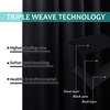 image:imageNICETOWN HighEnd Thermal Curtains Full Blackout Curtains 72 Inches Long for Dining Room Soundproof Window Treatment Drapes for Hall Room Black 46 Wide Per Panel Set of 2 Panels