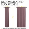image:imageNICETOWN Kitchen Curtains Short Blackout Curtains amp Drapes Home Decoration Privacy Thermal Insulated Curtains for Unicorn Theam Room Dry Rose 42 Wide 54 Long 2 PCs