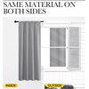 image:imageNICETOWN RV Blackout Curtains for Camper Windows Short Room Darkening Curtains for Kitchen Home Decoration Thermal Insulated Blackout Drapes for Small Windows Silver Grey 2 Panels W29 x L30