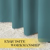 image:imageNICETOWN Sea Teal Blackout Curtains 84 inch Length Grommet Top Room Darkening Drapes for Bedroom Living Room Light Blocking Window Covering for Privacy W66 x L84 Inch 1 Panel