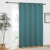 image:imageNICETOWN Sea Teal Blackout Curtains 84 inch Length Grommet Top Room Darkening Drapes for Bedroom Living Room Light Blocking Window Covering for Privacy W66 x L84 Inch 1 Panel