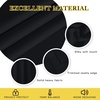 image:imageNICETOWN Window Curtain Blackout Blinds  Black Energy Saving Blackout Drapery for BedroomLiving Room 1 Panel 52 inches Wide by 45 inches Long