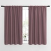 image:imageNICETOWN Kitchen Curtains Short Blackout Curtains amp Drapes Home Decoration Privacy Thermal Insulated Curtains for Unicorn Theam Room Dry Rose 42 Wide 54 Long 2 PCs