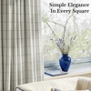 image:imageNICETOWN 100 Blackout Taupe Plaid Valances Taupe W26xL18 2 Panels  Rod Pocket amp Back Tab Kitchen Curtains Brighton Windowpane Pattern for CafeBlack