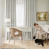 image:imageNICETOWN 100 Blackout Taupe Plaid Valances Taupe W26xL18 2 Panels  Rod Pocket amp Back Tab Kitchen Curtains Brighton Windowpane Pattern for CafeGrey