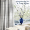 image:imageNICETOWN 100 Blackout Taupe Plaid Valances Taupe W26xL18 2 Panels  Rod Pocket amp Back Tab Kitchen Curtains Brighton Windowpane Pattern for CafeNavy Blue