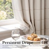 image:imageNICETOWN 100 Blackout Taupe Plaid Valances Taupe W26xL18 2 Panels  Rod Pocket amp Back Tab Kitchen Curtains Brighton Windowpane Pattern for CafeTaupe