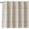 image:imageNICETOWN 100 Blackout Taupe Plaid Valances Taupe W26xL18 2 Panels  Rod Pocket amp Back Tab Kitchen Curtains Brighton Windowpane Pattern for CafeTaupe