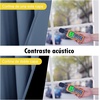 image:imageNICETOWN Cold Reducing Curtains 100 Sun Blocking Curtains Sound Proof Drapes with Black Backing Full Light Blocking Panels for Patio Sliding Door Stone Blue 1 Pair 55 inches x 102 inches