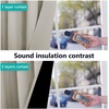 image:imageNICETOWN Full Shading Curtains for Windows Super HeavyDuty Black Lined Blackout Curtains for Bedroom Privacy Assured Window Treatment Natural Pack of 2 55 inches W x 102 inches L