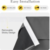 image:imageNICETOWN 100 Blackout French Door Curtains Privacy Thermal Insulated Tie Up Shade Tricia Window Drapes Front Door Curtain for Kitchen Living Room W26 x L72 inch Long Light Green 1 PanelGrey