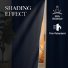 image:imageNICETOWN Flame Resistant Black Curtains 108 inch Long 2 Panels for Library and Theater Extra Long Blackout Privacy Protection Heavy Duty Window Treatment for College NFPA 701 W52 x L108Navy Blue