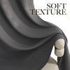 image:imageNICETOWN Flame Resistant Black Curtains 108 inch Long 2 Panels for Library and Theater Extra Long Blackout Privacy Protection Heavy Duty Window Treatment for College NFPA 701 W52 x L108Grey