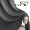 image:imageNICETOWN Flame Resistant Black Curtains 108 inch Long 2 Panels for Library and Theater Extra Long Blackout Privacy Protection Heavy Duty Window Treatment for College NFPA 701 W52 x L108Grey
