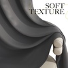 image:imageNICETOWN Flame Resistant Black Curtains 108 inch Long 2 Panels for Library and Theater Extra Long Blackout Privacy Protection Heavy Duty Window Treatment for College NFPA 701 W52 x L108Grey