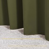 image:imageNICETOWN Room Darkening Living Room Curtains 102 inches Long  Grommet Thermal Insulated Window Drapes Room Divider Blinds Sound Reducing for Living Room W66 x L102 Olive 2 Pieces