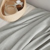 image:imageNICETOWN White Sheer Bathroom Curtains 48 inches Long Rod Pocket amp Back Tab Semi Sheer Faux Linen Privacy Window Treatments Light Filtering Drapes for Kitchen W29 x L48 2 PanelsLinen Gray