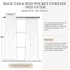 image:imageNICETOWN White Sheer Bathroom Curtains 48 inches Long Rod Pocket amp Back Tab Semi Sheer Faux Linen Privacy Window Treatments Light Filtering Drapes for Kitchen W29 x L48 2 PanelsBirch