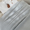 image:imageNICETOWN White Sheer Bathroom Curtains 48 inches Long Rod Pocket amp Back Tab Semi Sheer Faux Linen Privacy Window Treatments Light Filtering Drapes for Kitchen W29 x L48 2 PanelsLinen Light Gray